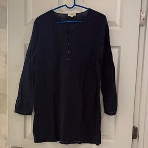 J. Crew Dark Blue Casual Button Down Shirt